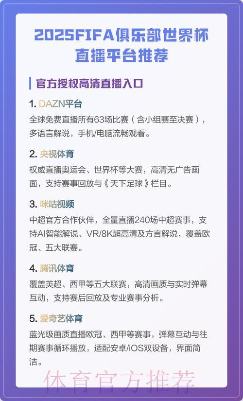 哪些平台可以免费收看世界杯直播? 哪些平台可以免费收看世界杯直播?